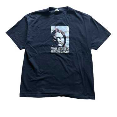 Native American "You're on Indian land" T-shirt - image 1