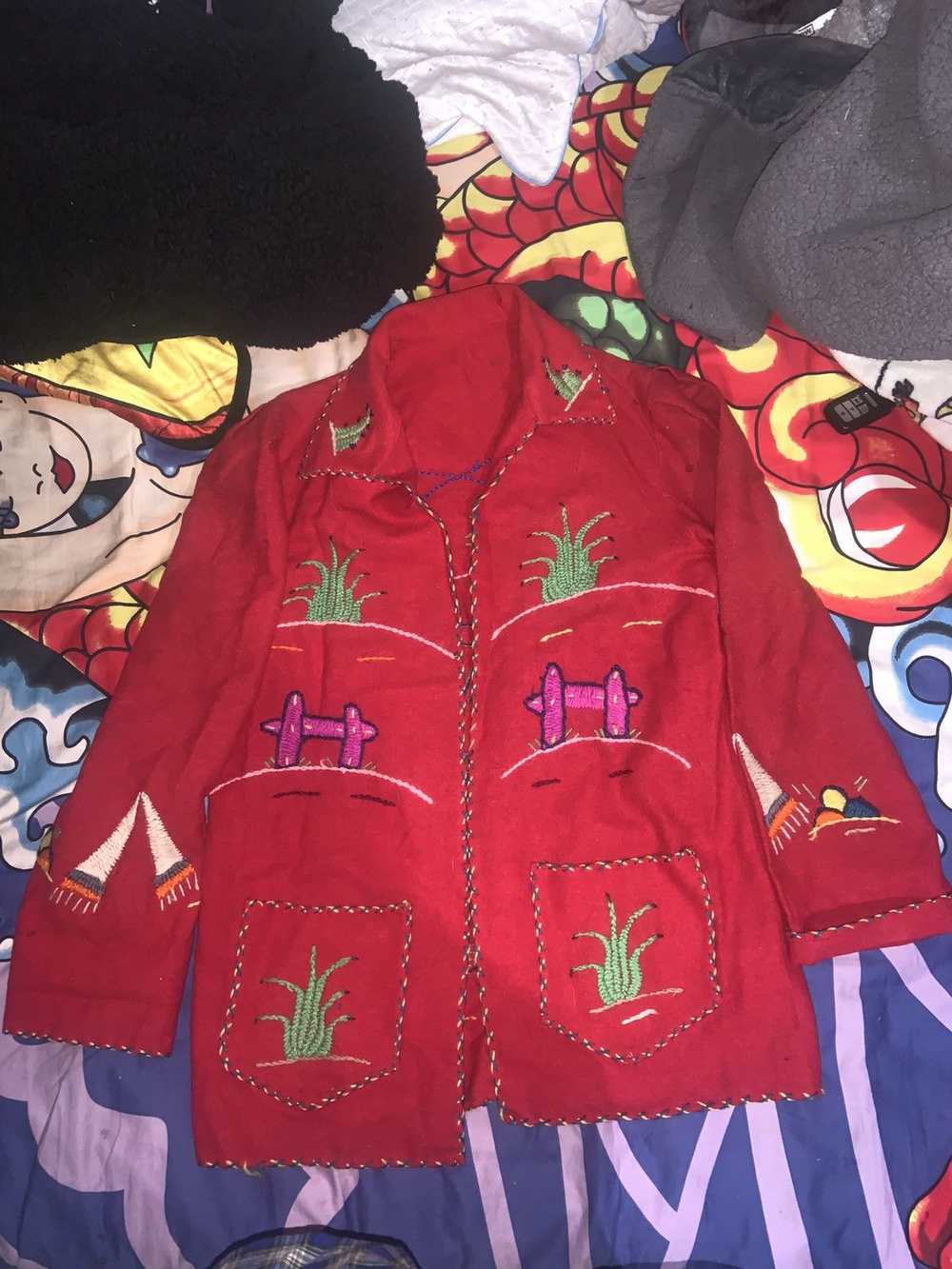 Vintage 50s Mexican souvenir jacket - image 1