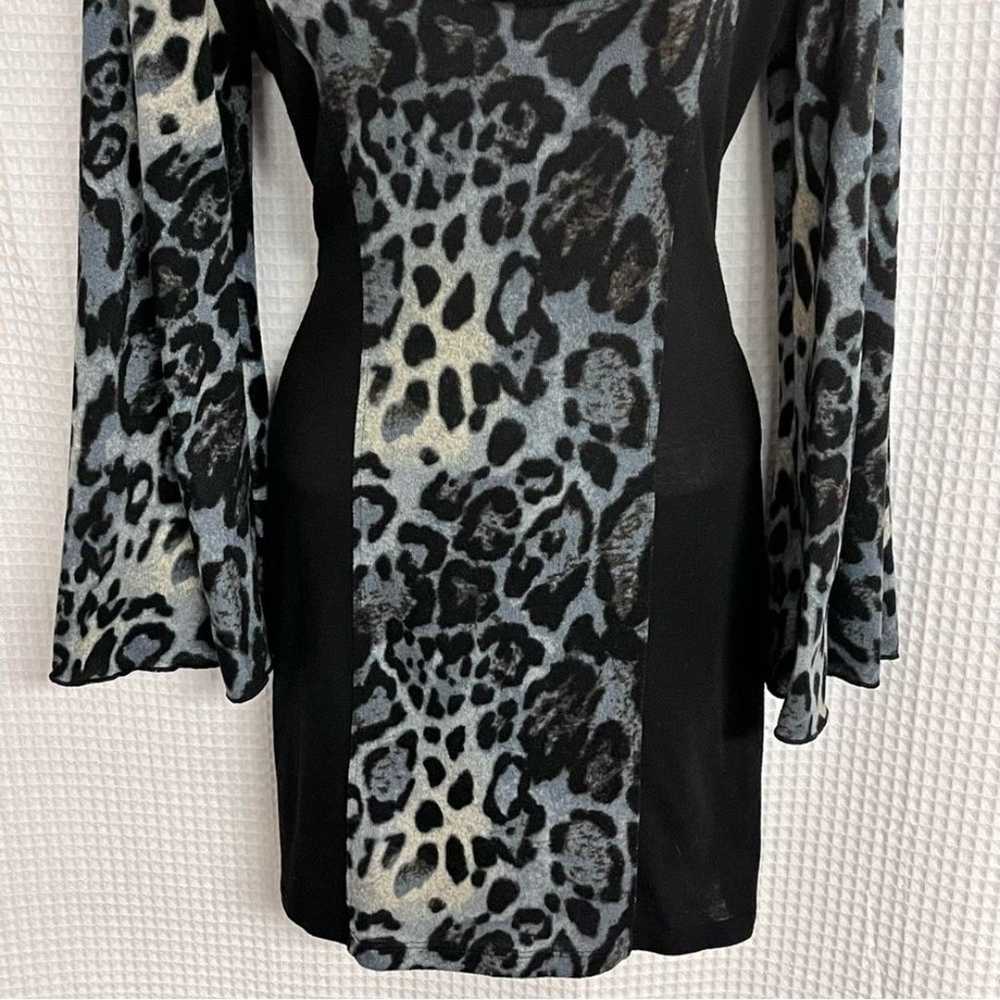 Di Nicci ladies leopard print knee length dress s… - image 3