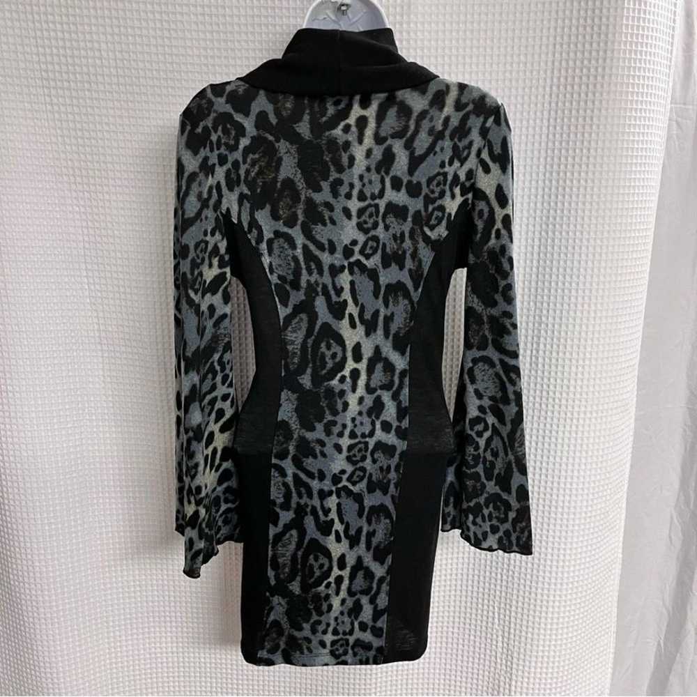 Di Nicci ladies leopard print knee length dress s… - image 6