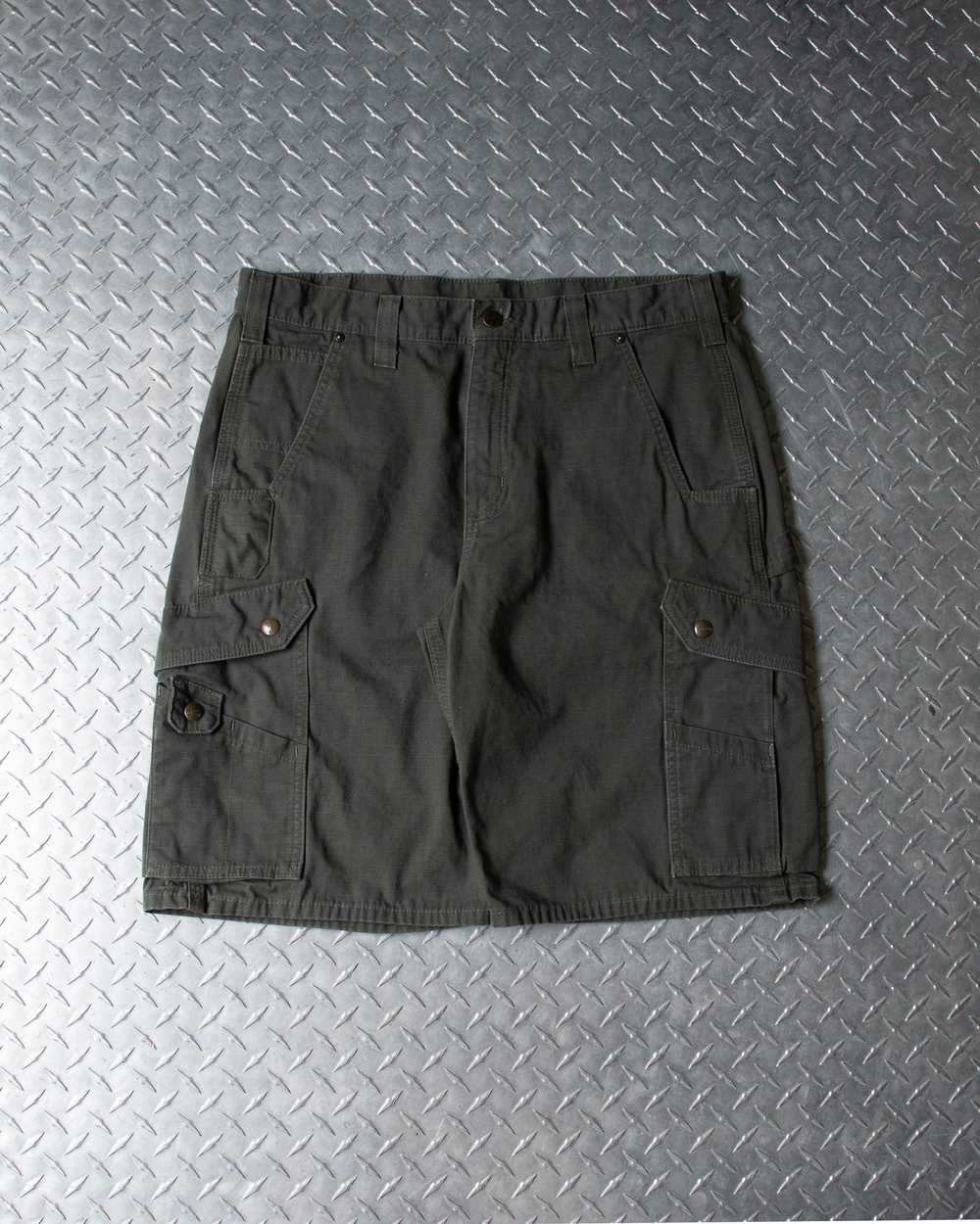 Green Carhartt Cargo Shorts - 34 Waist - image 1