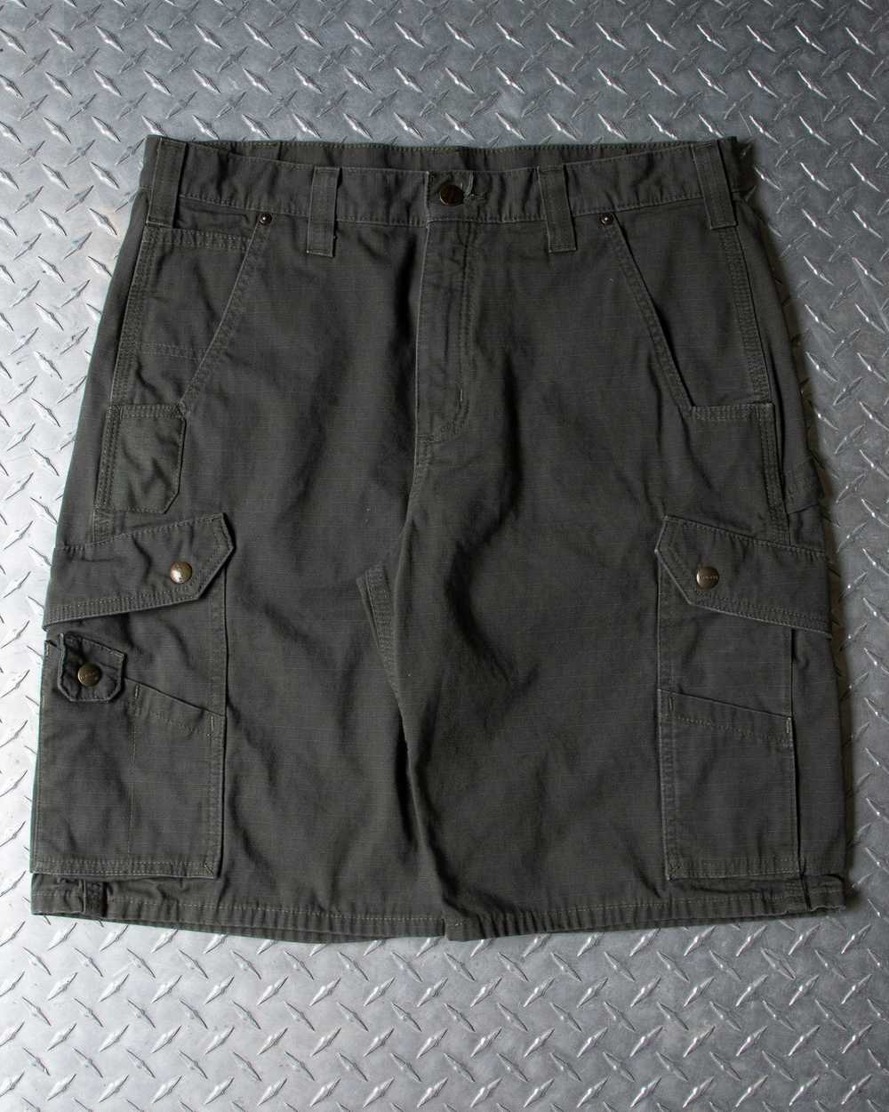 Green Carhartt Cargo Shorts - 34 Waist - image 2