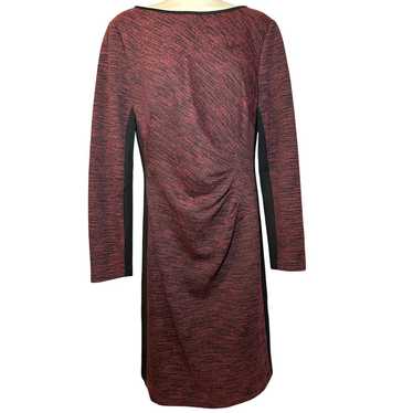 Lauren Ralph Lauren Ruched Jersey Dress Burgundy … - image 1