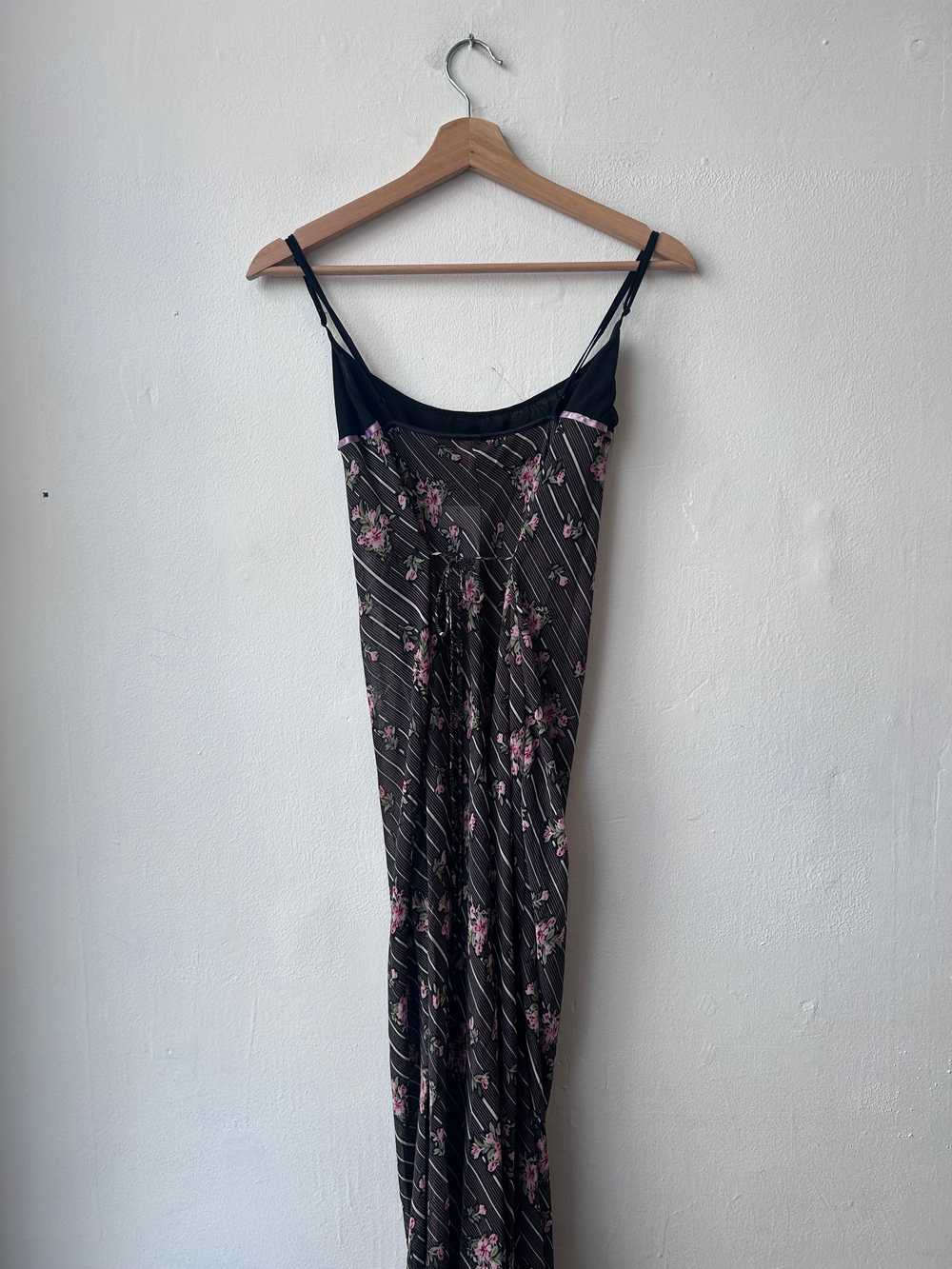 90's Sheer Floral Maxi Dress - image 2