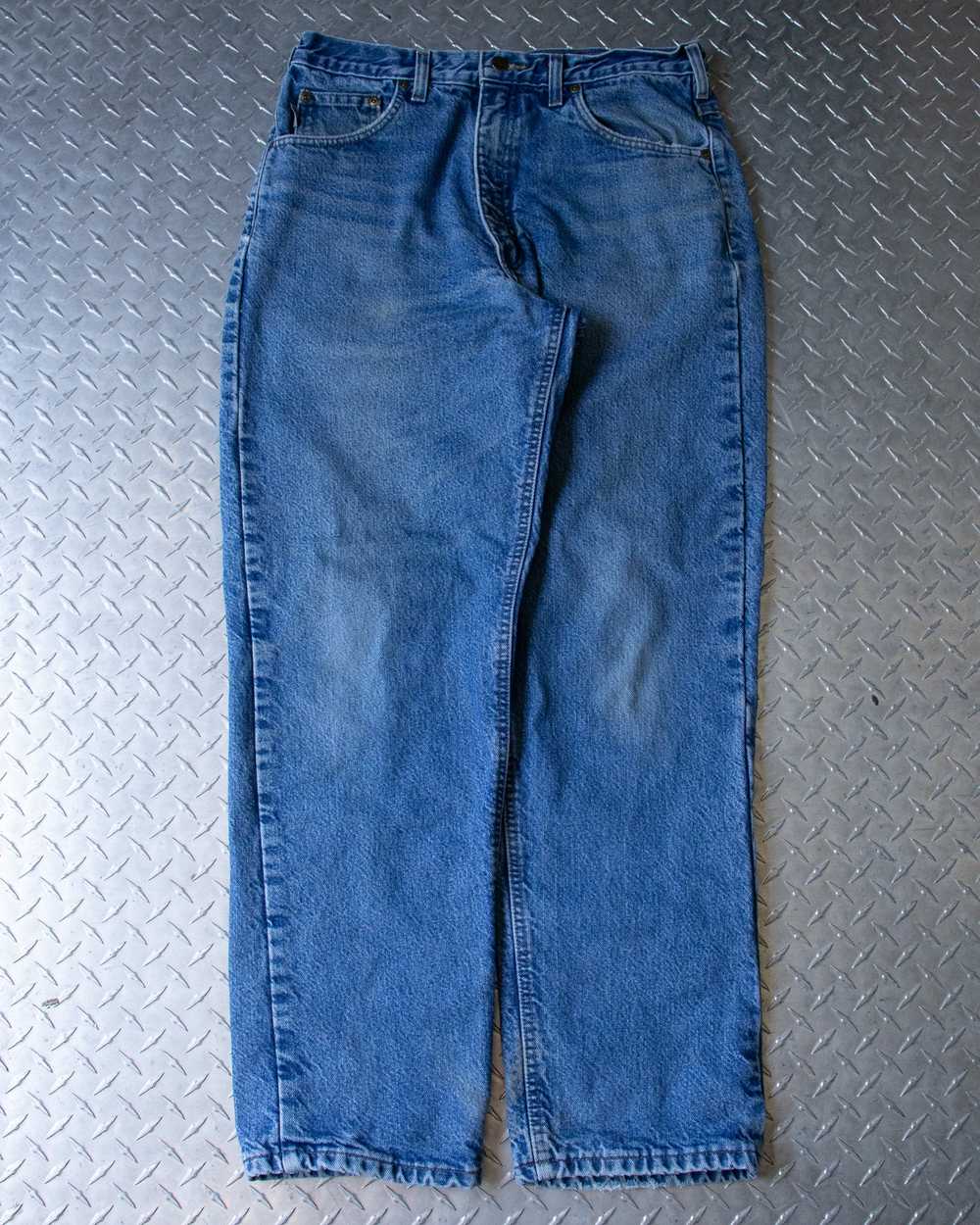 90s Denim Carhartt Blanket Lined Pants - 33 x 31.5 - image 1