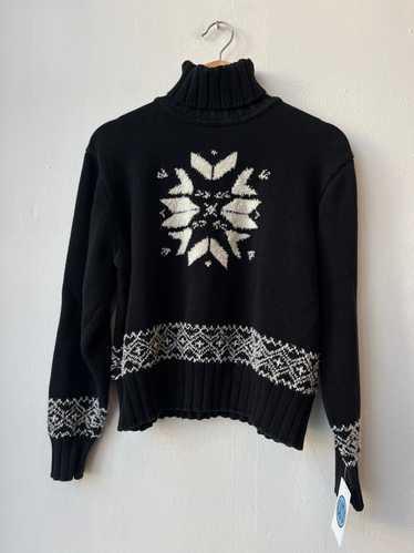 90's Snowflake Knit Sweater