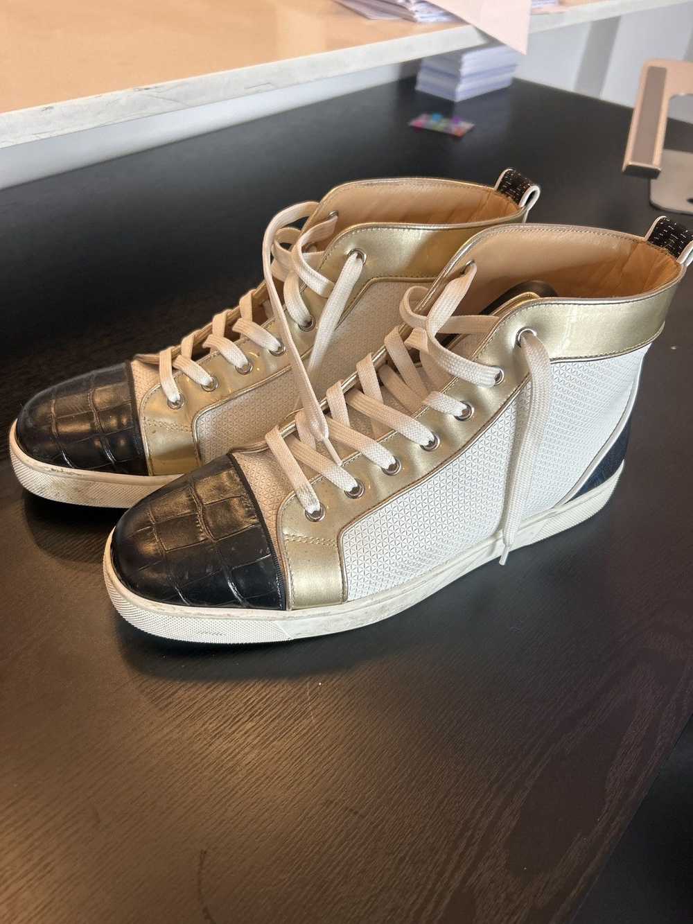 Christian Louboutin Christian loubiton high top c… - image 1