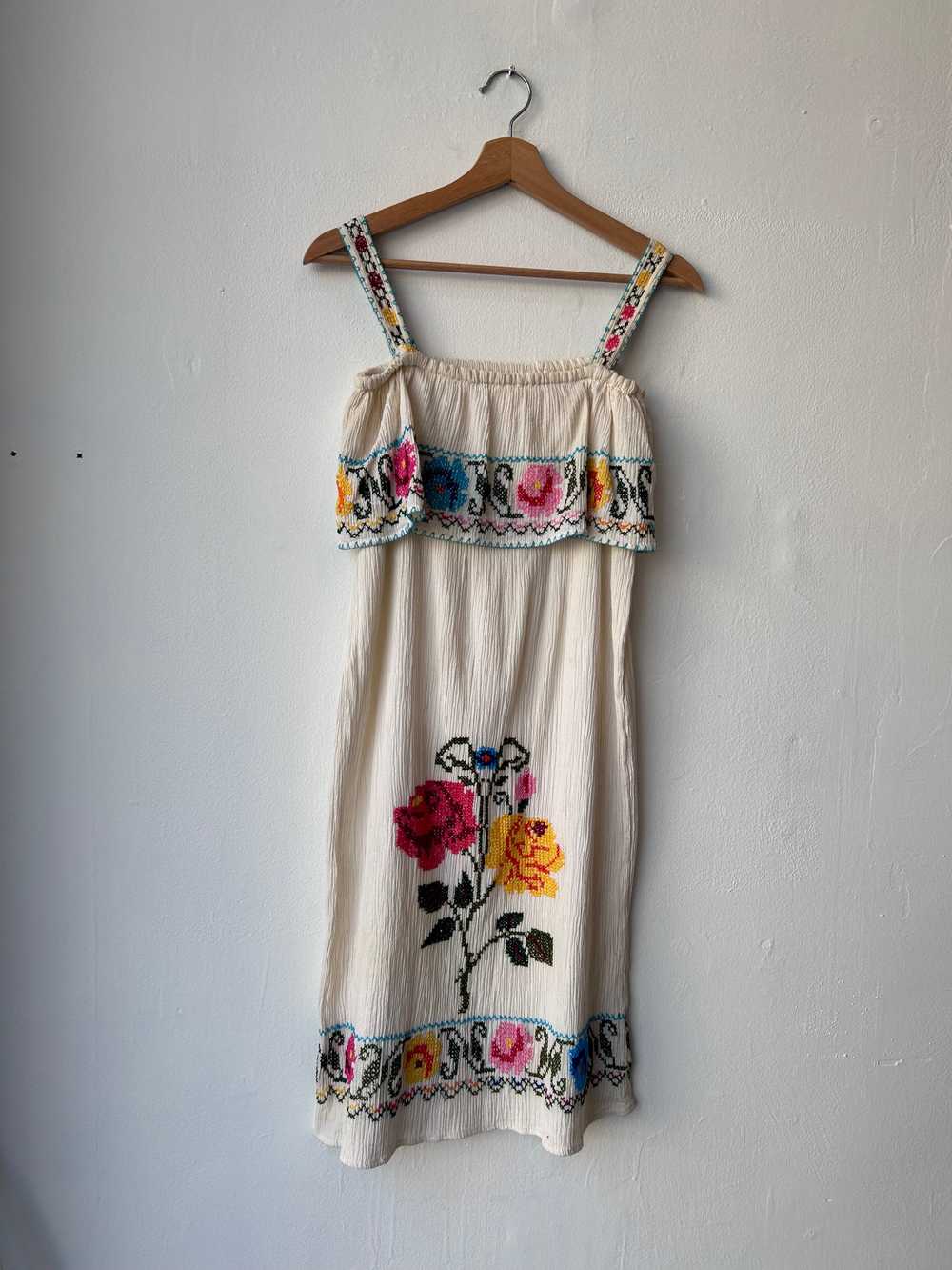 70's Floral Dress - image 1