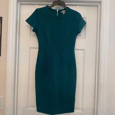 H&M Teal Textured Dress - image 1