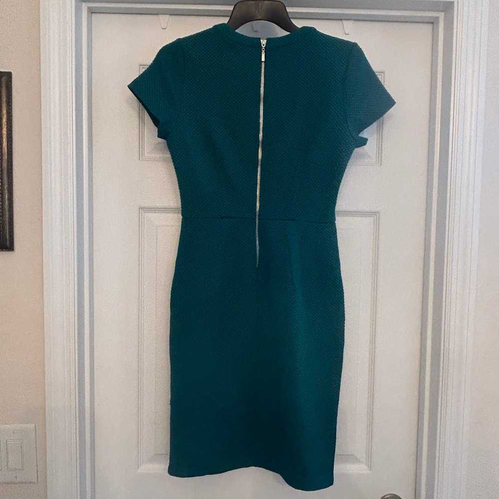 H&M Teal Textured Dress - image 6