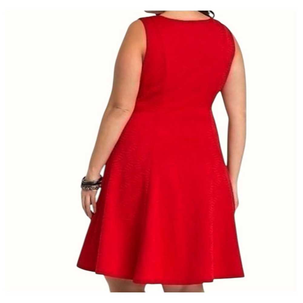 Torrid Red Sleeveless Sweetheart Neckline Skater … - image 7