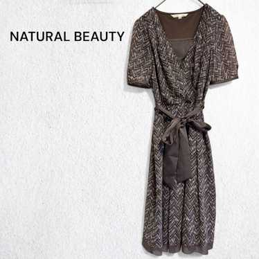 Natural Beauty Cashmere Wrap One-Piece Dress with… - image 1