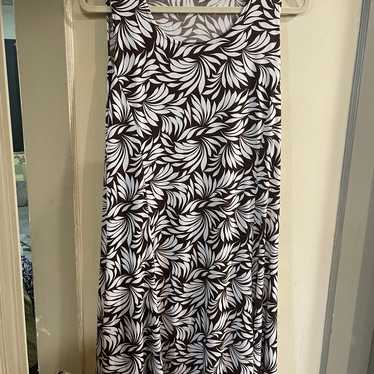 Susan Graver Soft and Flowy Sleeveless Print Dress