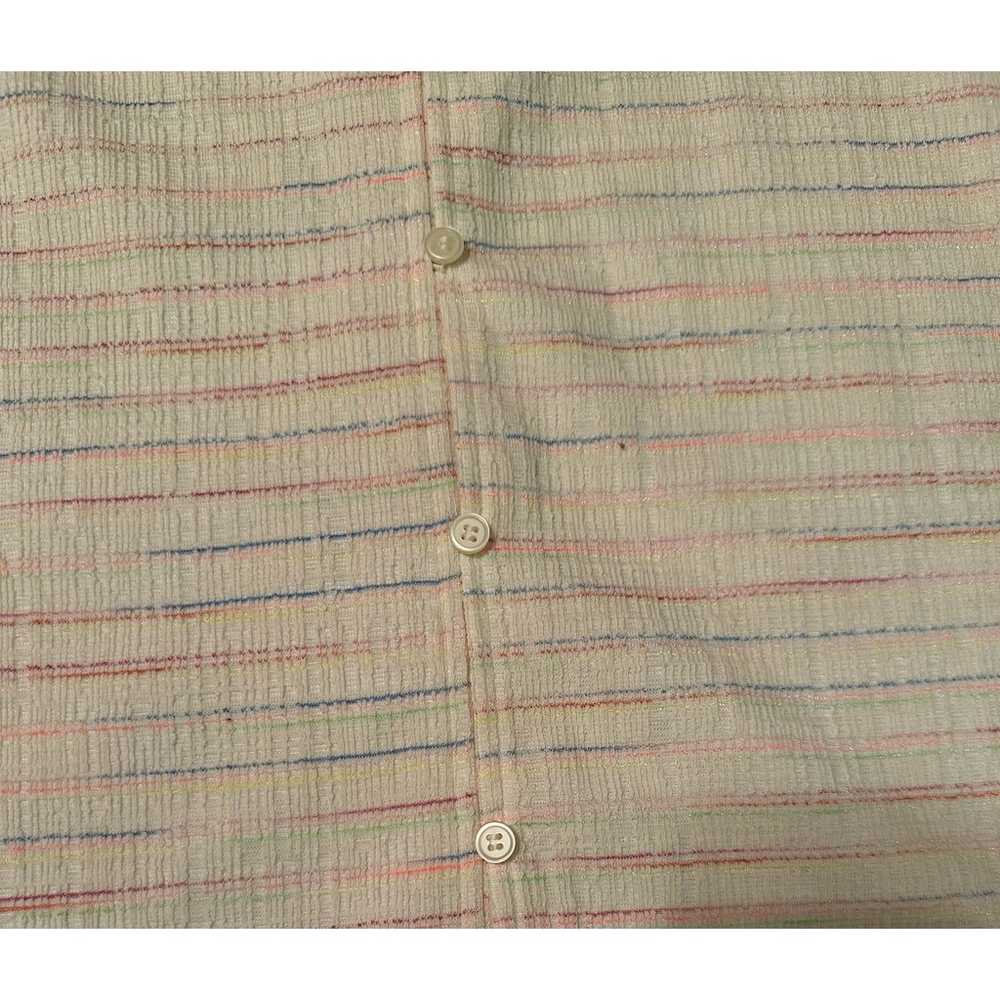 Ann Taylor LOFT Women's Striped Bow Strap Button … - image 8