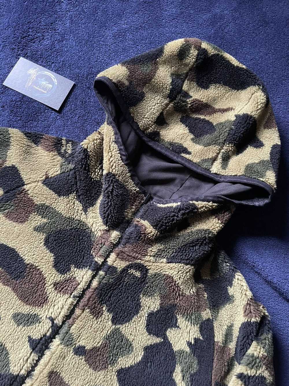 Bape 1st Camo Boa Reversible Hoodie Jacket - image 4