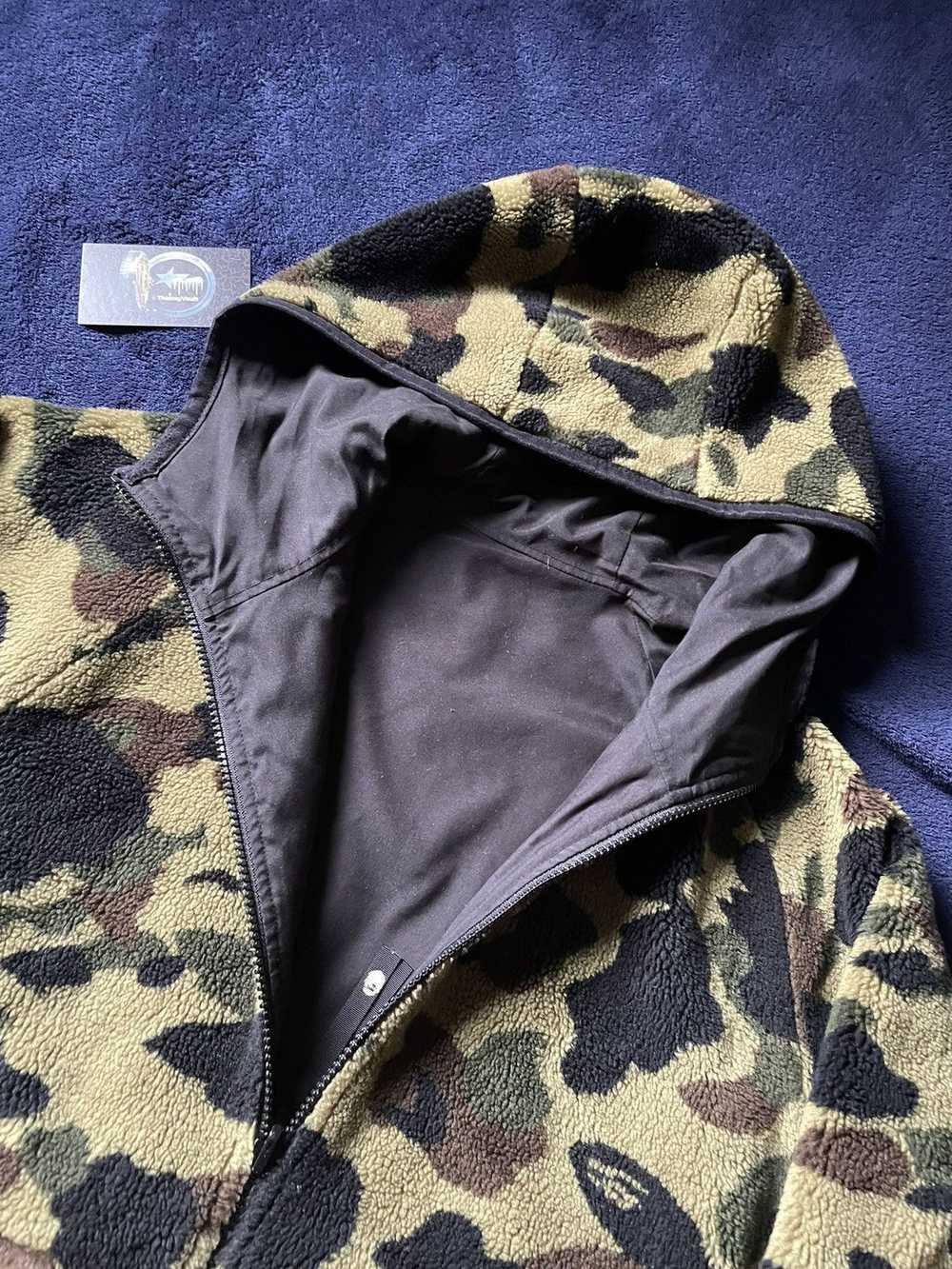 Bape 1st Camo Boa Reversible Hoodie Jacket - image 5