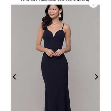 Navy Bodycon Maxi Dress