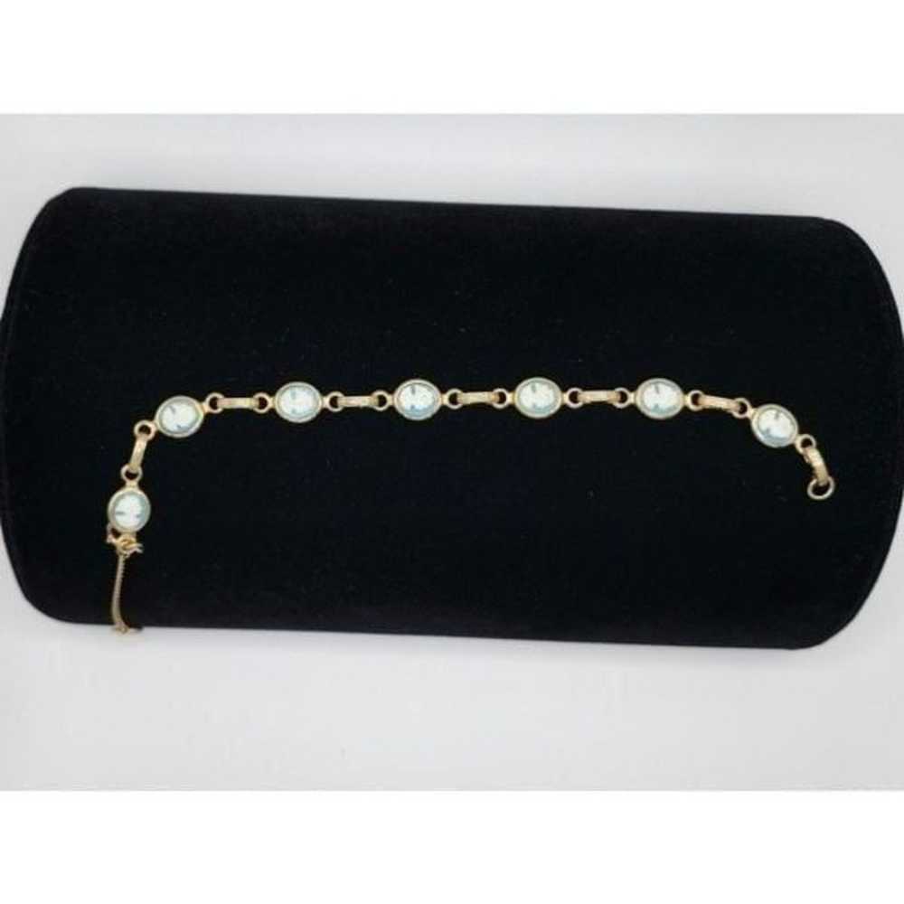 Vintage gold cameo bracelet - image 2