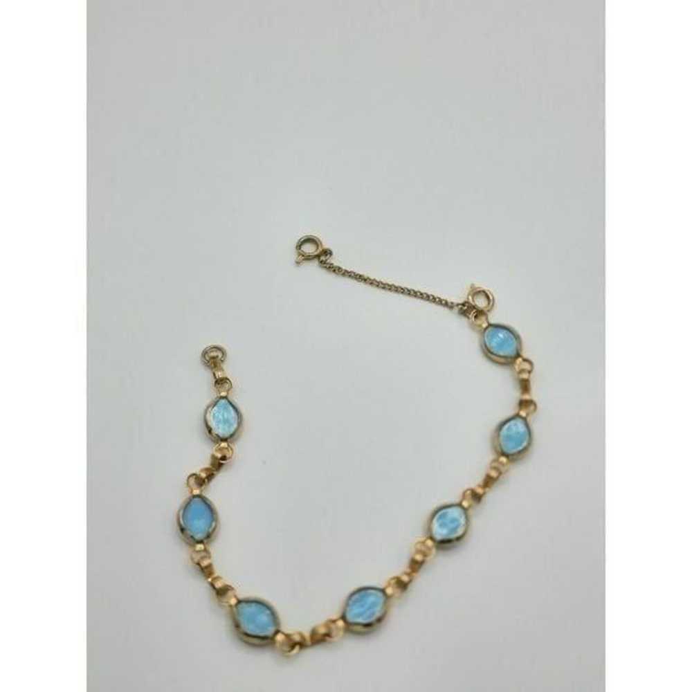 Vintage gold cameo bracelet - image 5