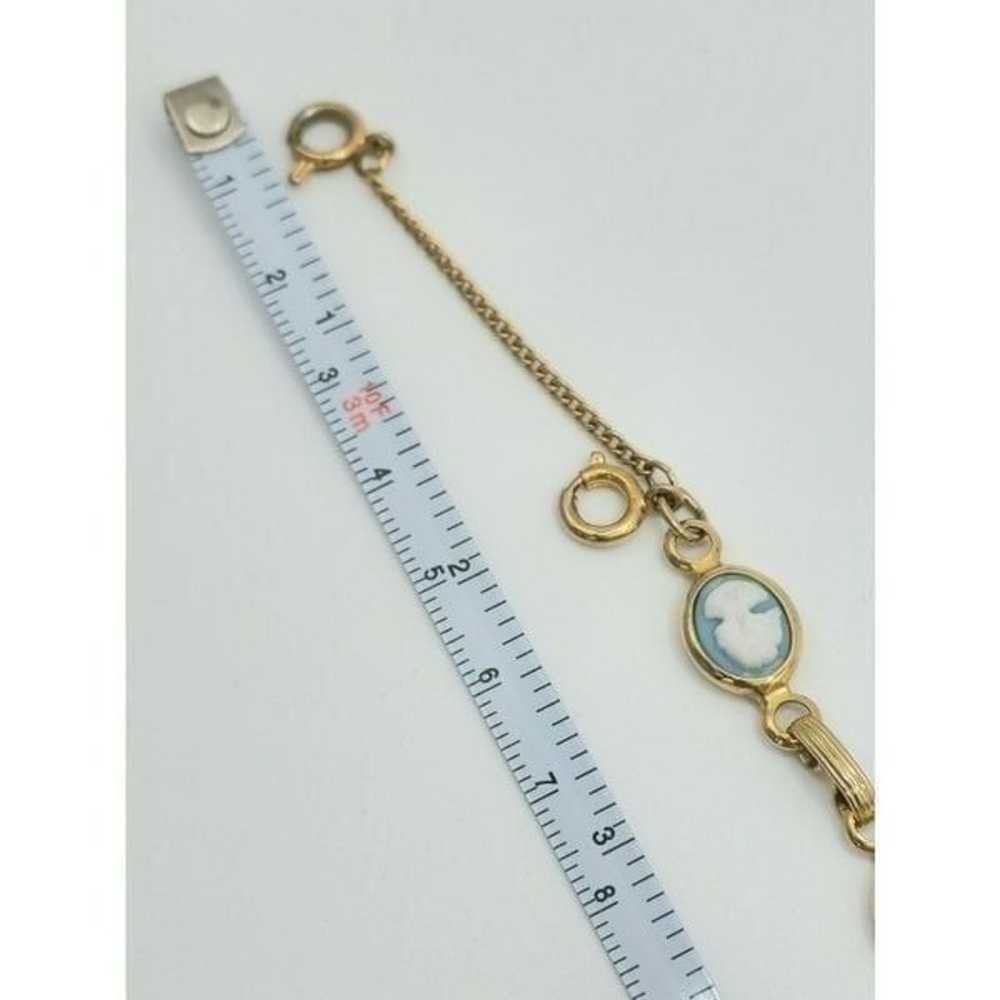 Vintage gold cameo bracelet - image 7