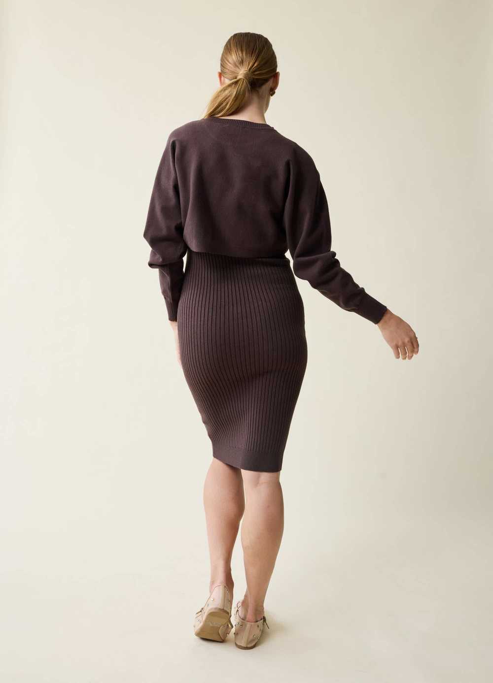 Ingrid+Isabel Cozy Dress + Sweater Maternity Set - image 2