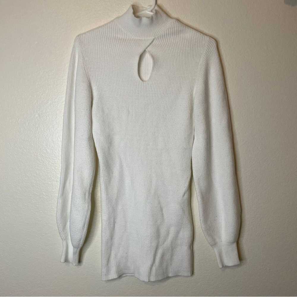 Idem Ditto Keyhole Turtleneck Sweater Dress Size … - image 1