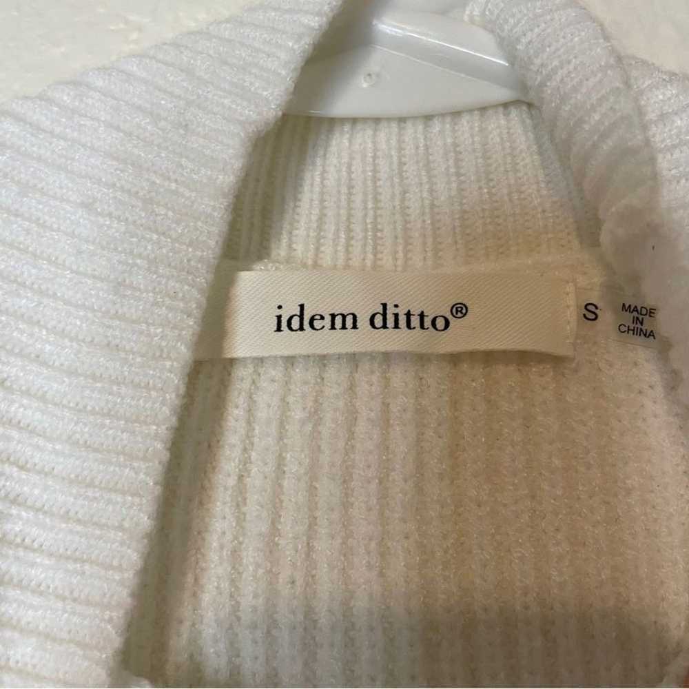 Idem Ditto Keyhole Turtleneck Sweater Dress Size … - image 4