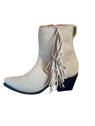 Tecovas The Georgia - Ivory Suede