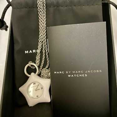 MARC by MARC JACOBS Watch Pendant Necklace White … - image 1