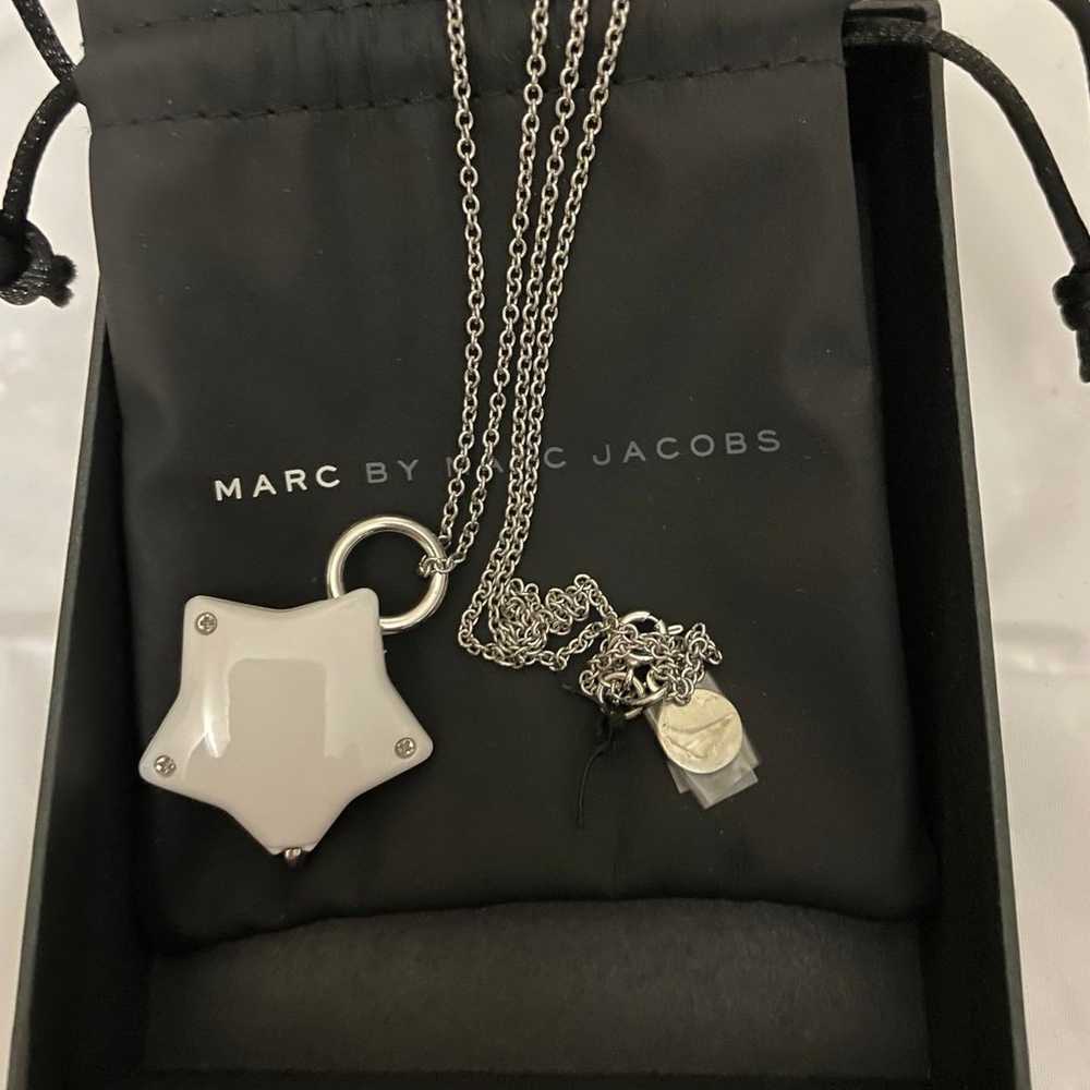 MARC by MARC JACOBS Watch Pendant Necklace White … - image 2