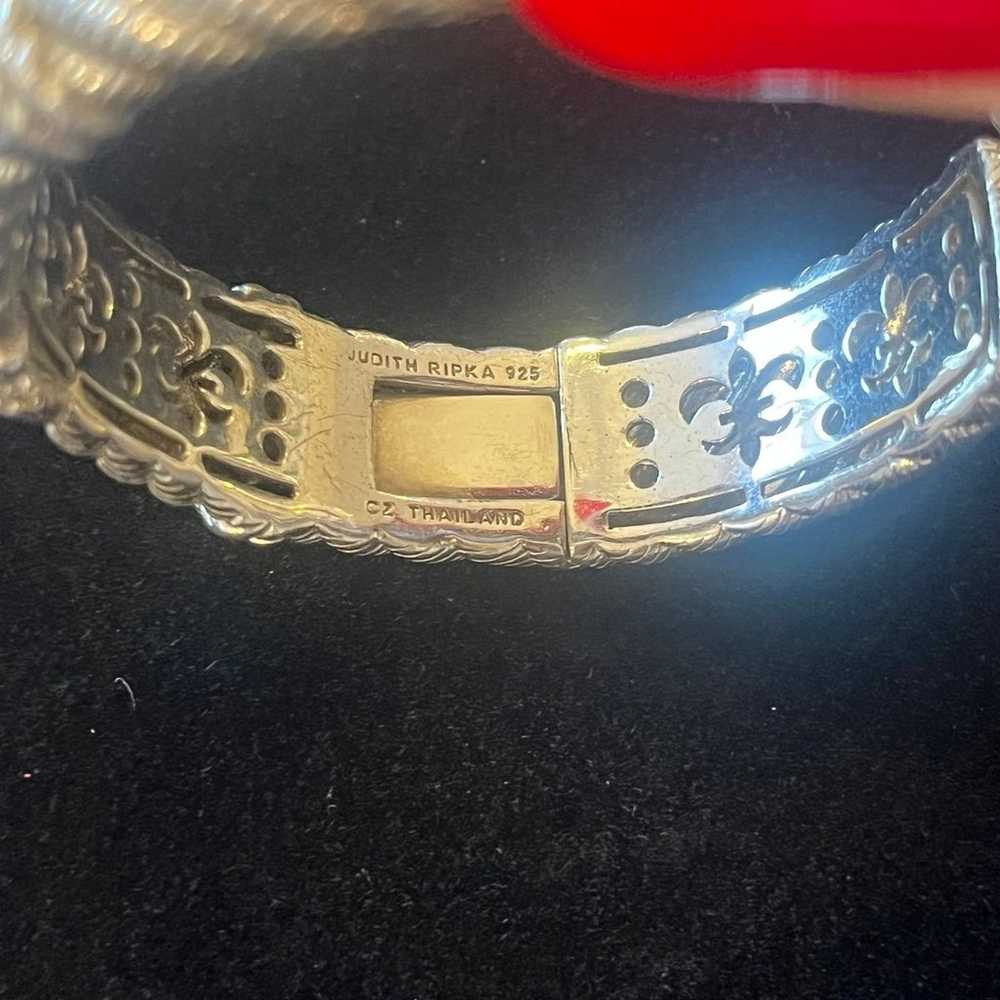 Vintage Judith Ripka Sterling Silver Bracelet - image 3