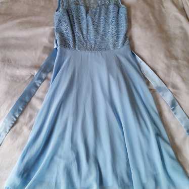 Coquette Lace baby blue dress