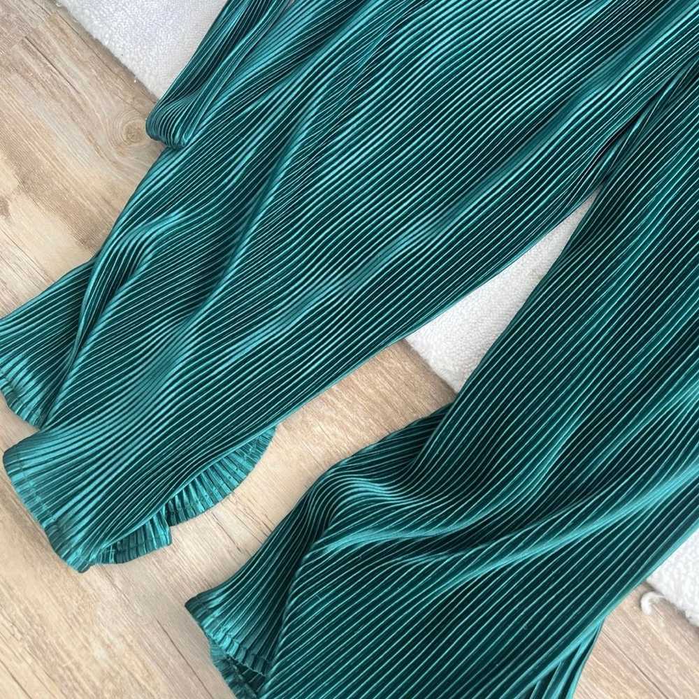 New VICI Flare Bell Bottom Green Jumpsuit Women C… - image 7