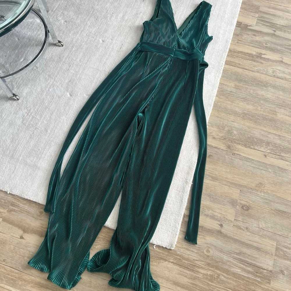 New VICI Flare Bell Bottom Green Jumpsuit Women C… - image 8