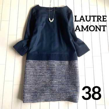 【LAUTREAMONT】Silk Blend Wool Dress with Combinatio