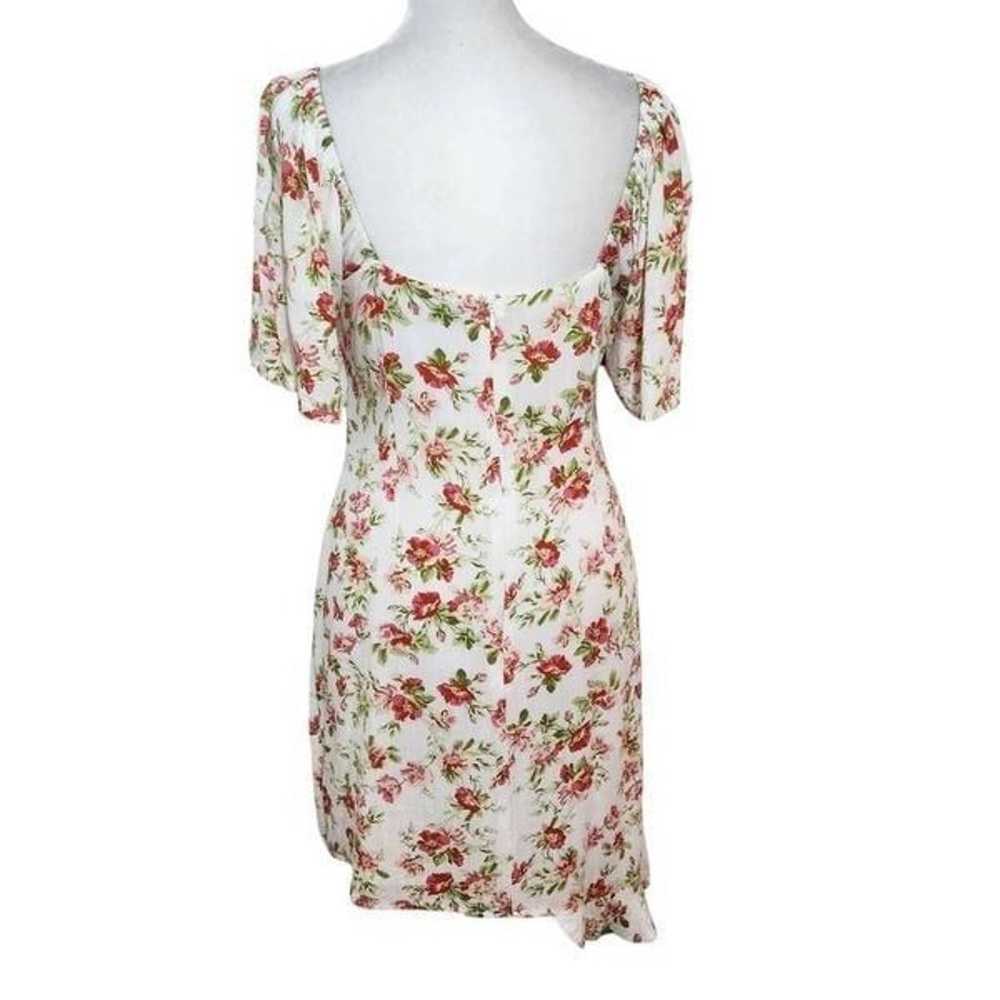 MINKPINK Green and Pink Floral Mini Dress Size Me… - image 2