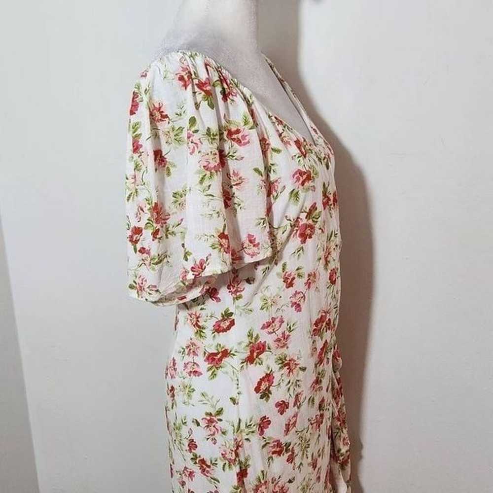 MINKPINK Green and Pink Floral Mini Dress Size Me… - image 7