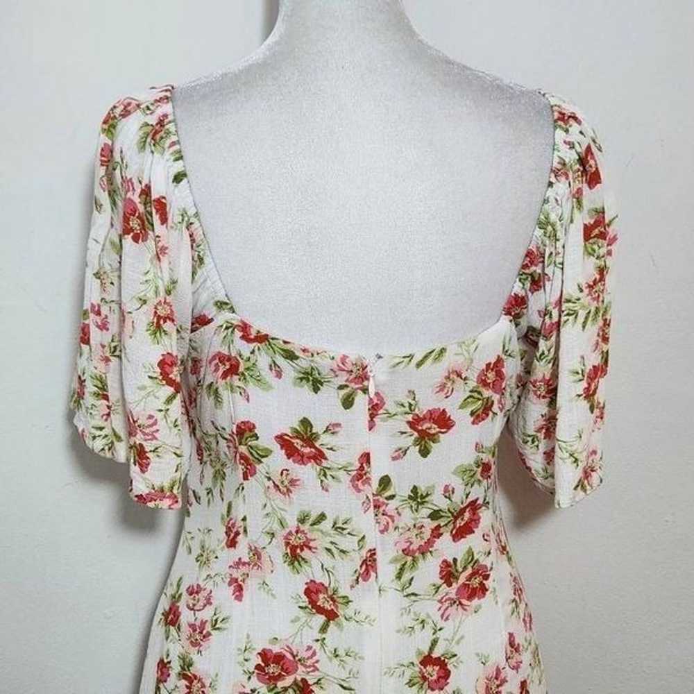 MINKPINK Green and Pink Floral Mini Dress Size Me… - image 8