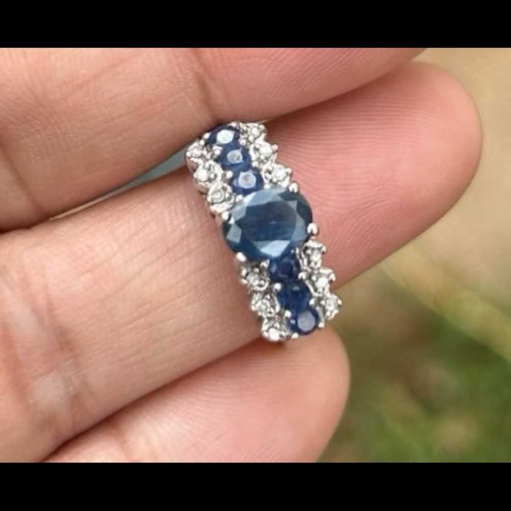 Sapphire and Diamond ring - image 1