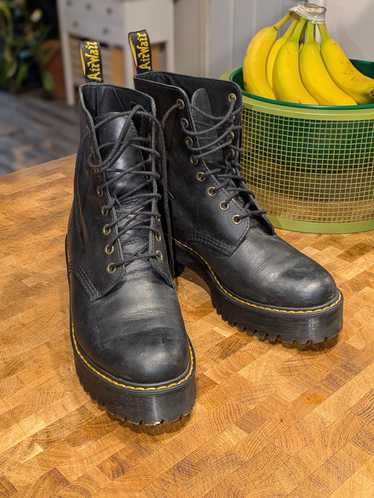 Dr. Martens 1460 Smooth Leather Lace Up Boots