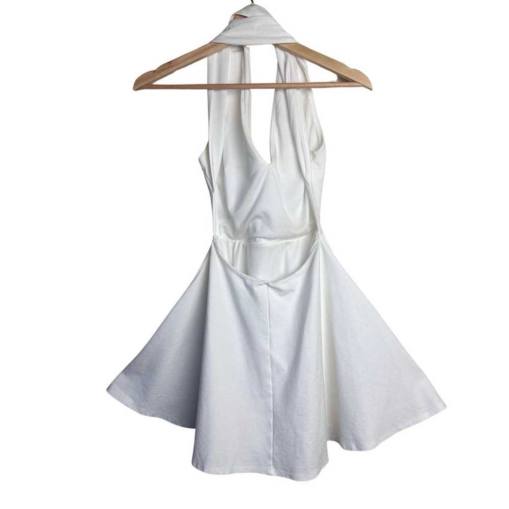 Lulus Going Steady White Backless Skater Dress Mi… - image 5