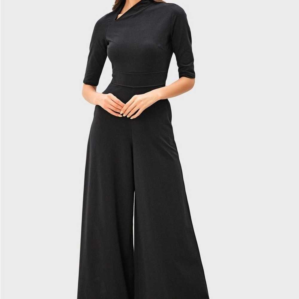 eshakti
Asymmetric Neck Cotton Jersey Jumpsuit si… - image 3