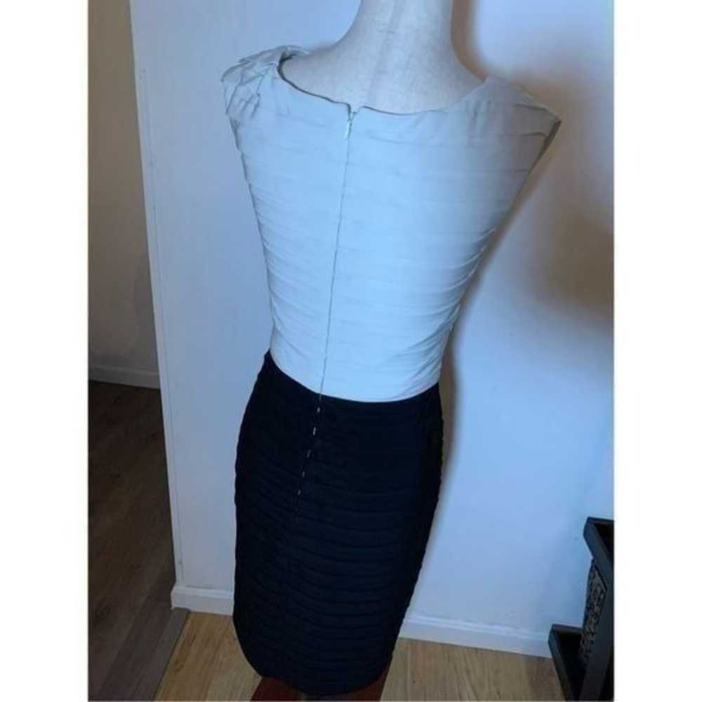 Adrianne papell black and white dress size 6 - image 3