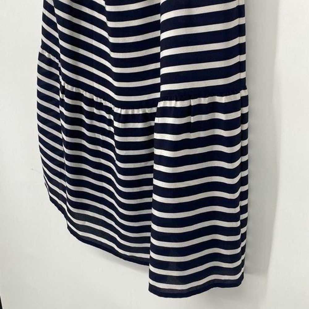 J.Crew 100% Silk Marin Sailor Mini Dress Nautical… - image 6