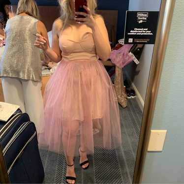 Pink tulle dress