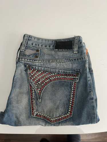 Robins Jeans Studded Robins jeans denim with the w