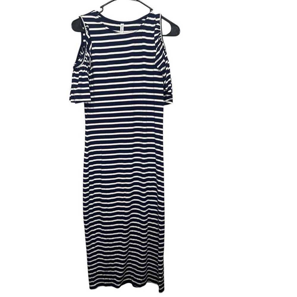 NWT Rachel Pally Cosmos Stripe Cold Shoulder Stre… - image 1