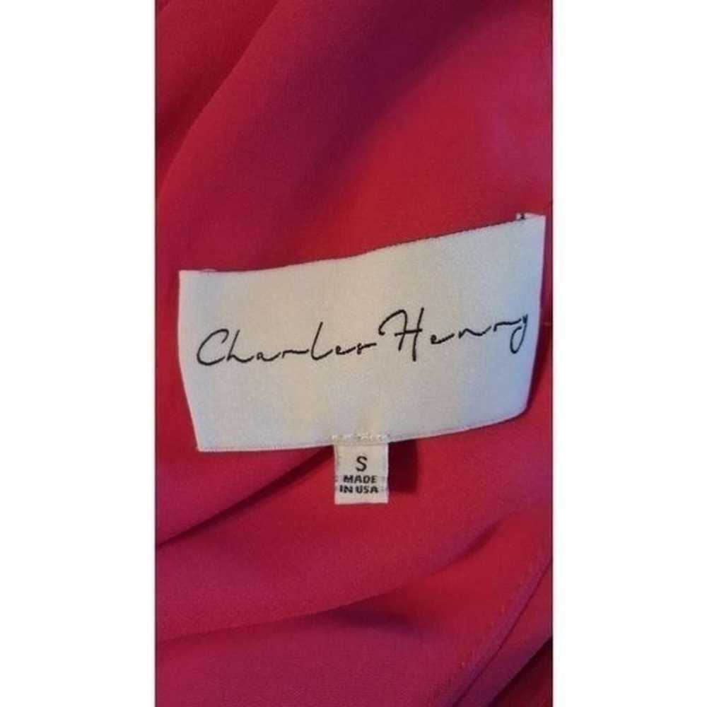 Charles Henry Tiered Shift Dress Sz S - image 6