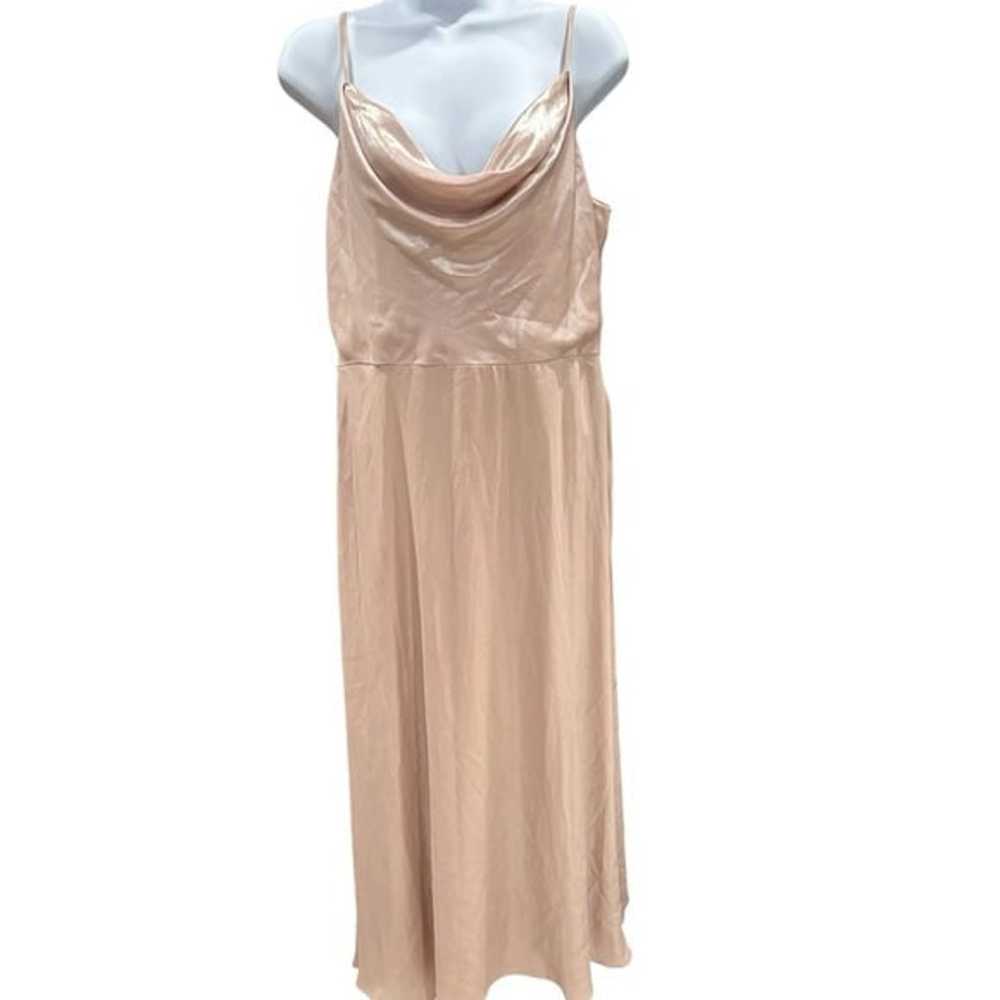 Adrienne Papell Gold Cream Slip Dress Women’s Siz… - image 1