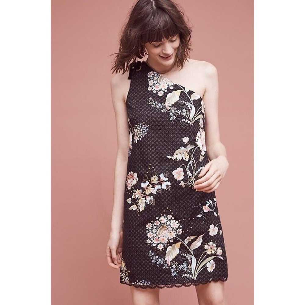 Maeve by Anthropologie Dress Black Floral One Sho… - image 1